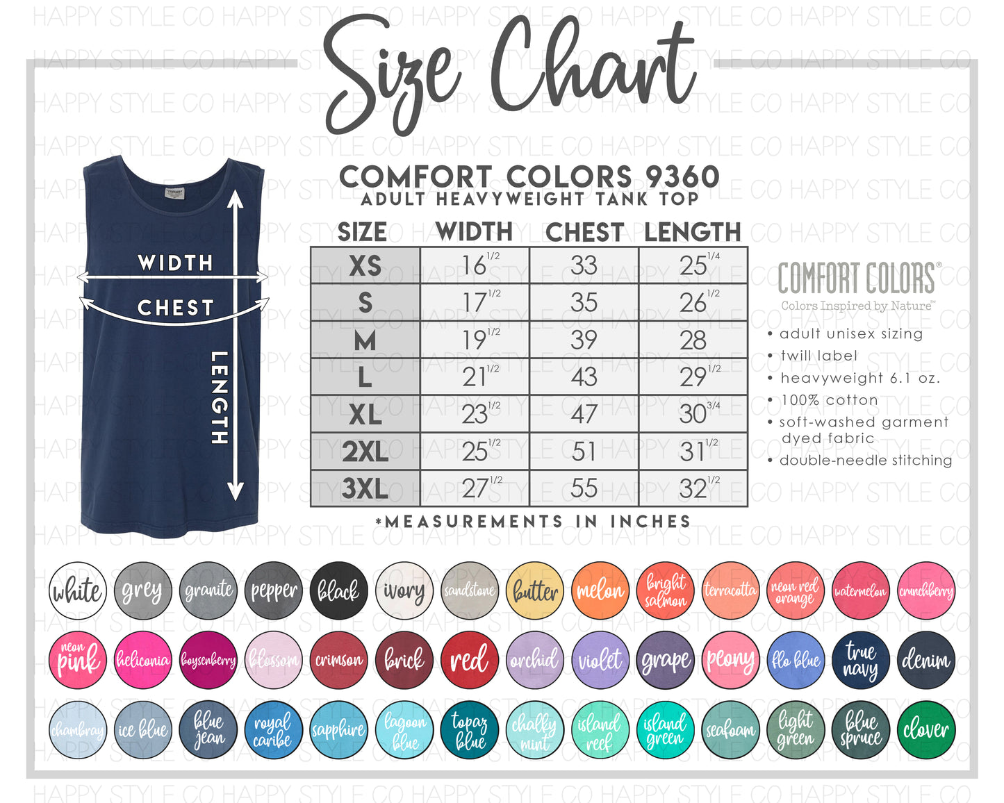 Unisex Garment Dyed Heavyweight Tank Top