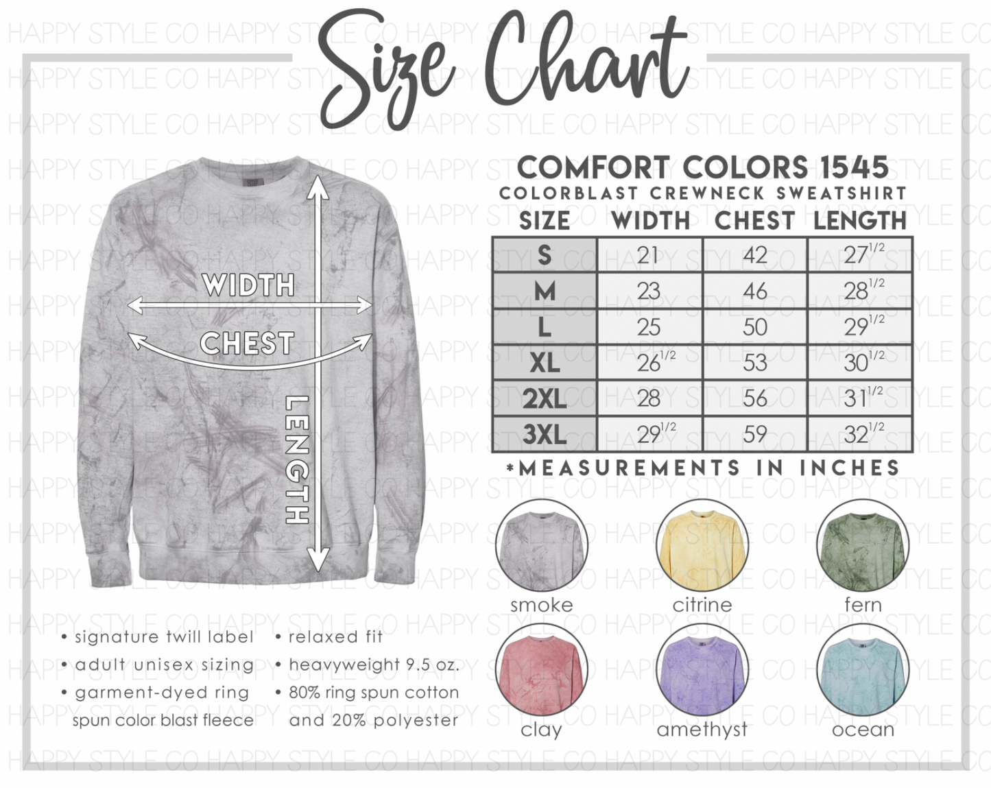 Unisex Colorblast Crew Neck Sweatshirt