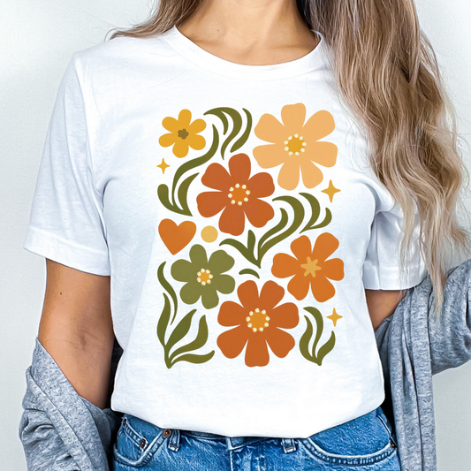 Boho Earth Tone Flowers