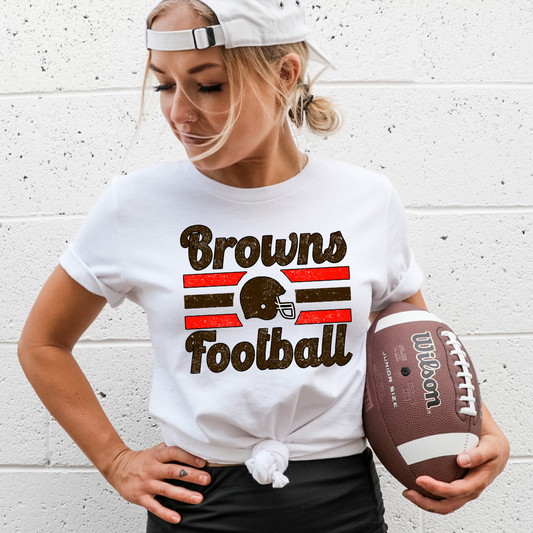 Browns Football Distressed