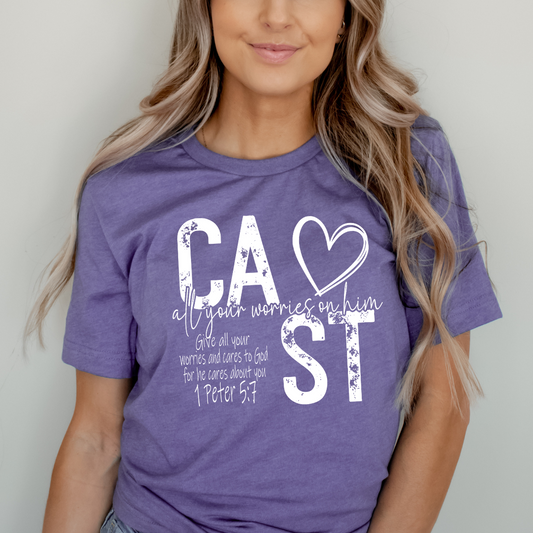 Cast All Your Worries WHITE