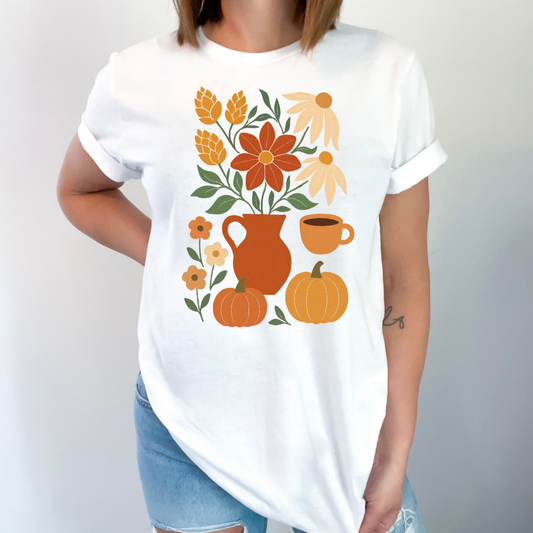 Coffee, Blooms & Pumpkins