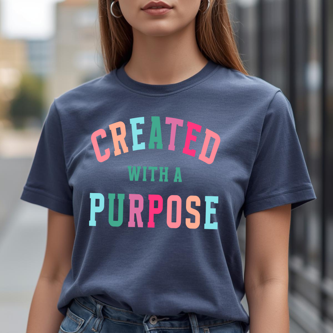 Created With a Purpose - Color Pop Graphic