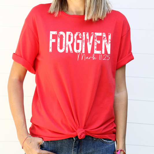 Forgiven Mark 11:25 WHITE