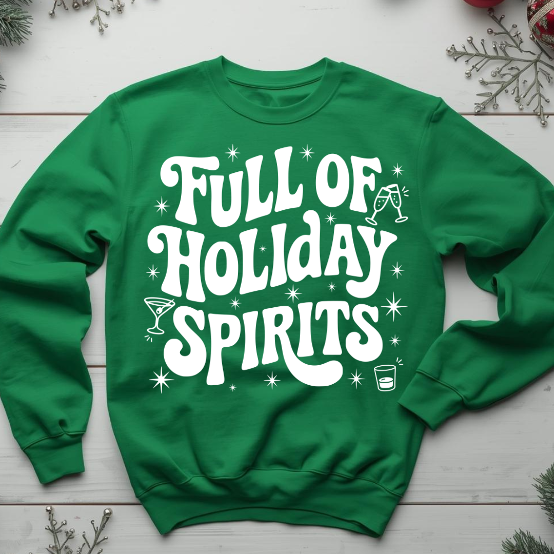 Full of Holiday Spirit White