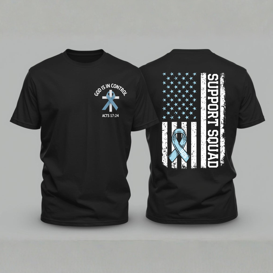 God is in Control (Front and Back Print)