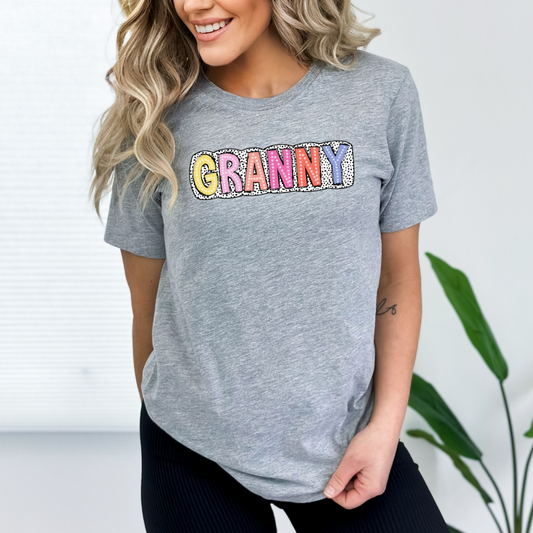 Granny Outline Text