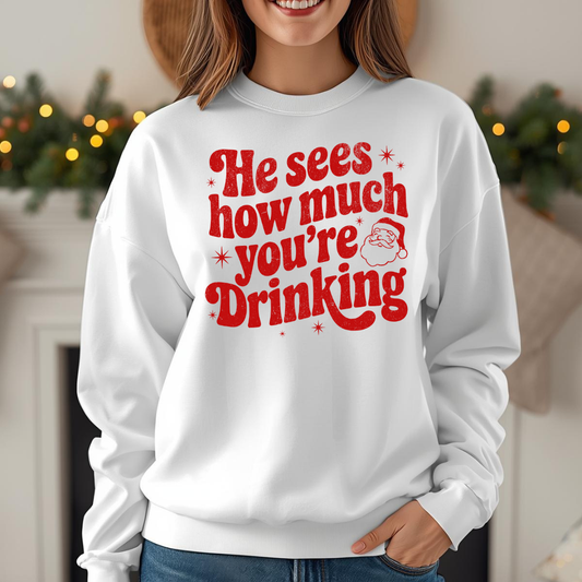 He Sees How Much Red Grunge