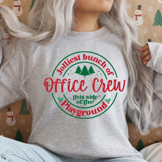 Jolliest Bunch of Office Crew Playground CIRCLE