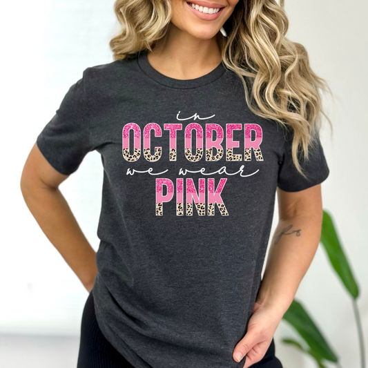 Leopard In October We Wear Pink
