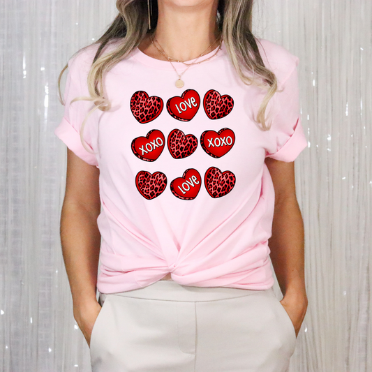 Love XOXO Red Heart