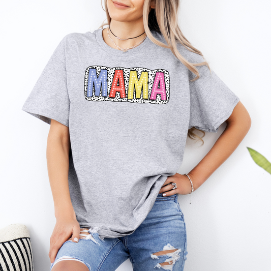 Mama Outline Text