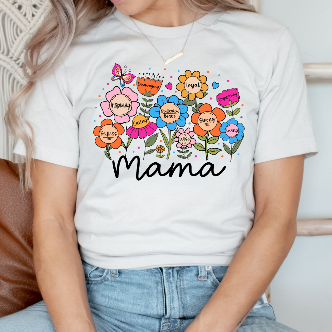 Mama - Floral Affirmation Graphic