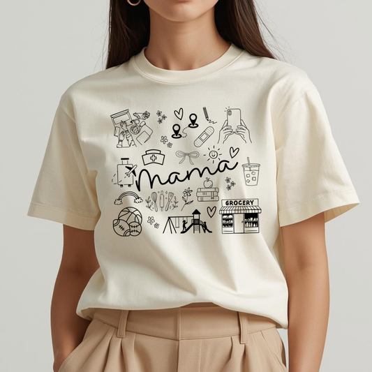 Mama - Lifestyle Doodle Graphic