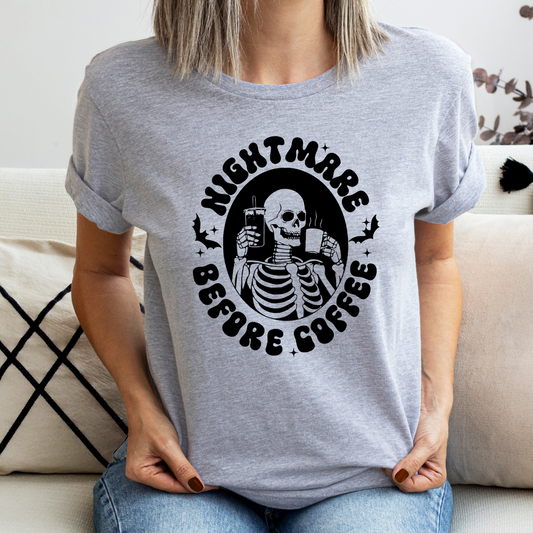 Nightmare Before Coffee Solid Color