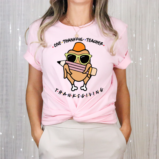 One Thankful Teacher Turkey