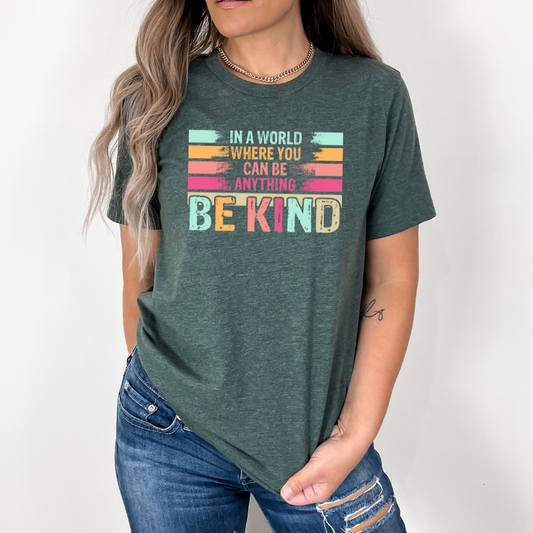 Pastel Distressed Be Kind