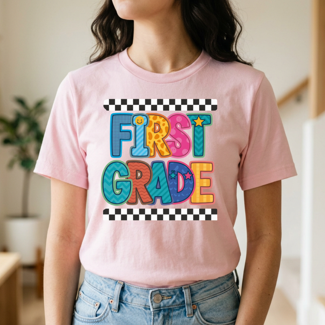 Pop Checkered First Grade