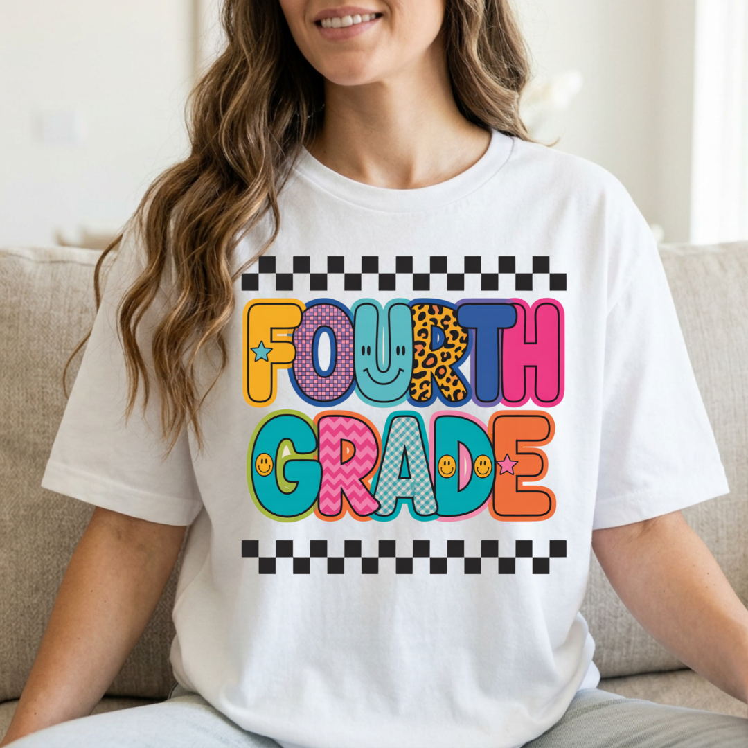 Pop Checkered Fourth Grade