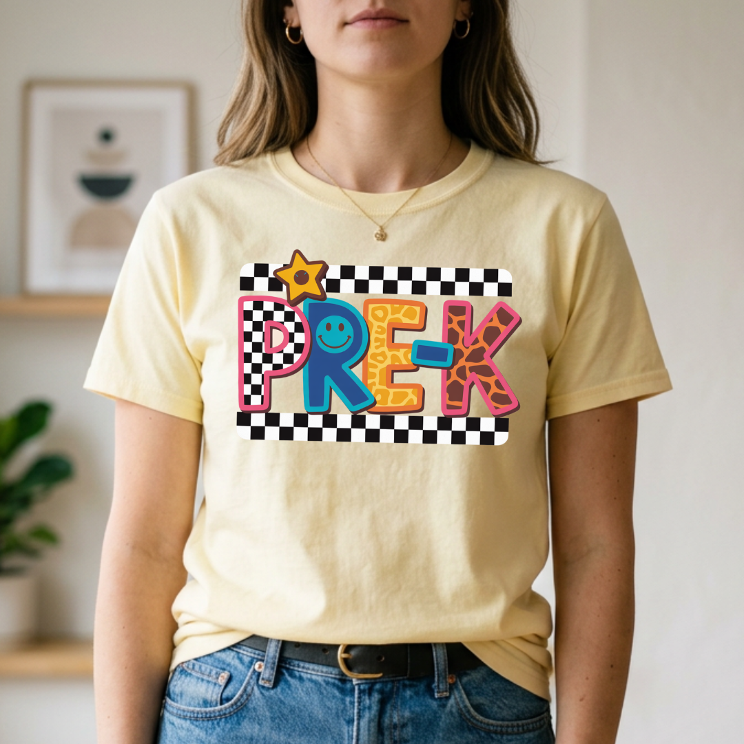Pop Checkered Pre-K