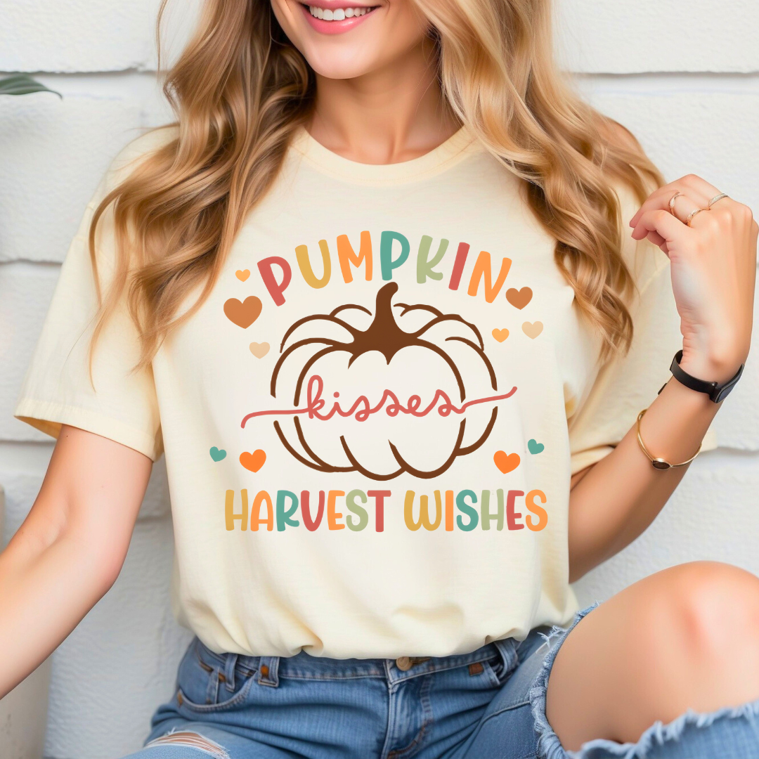 Pumpkin Kisses Harvest Wishes