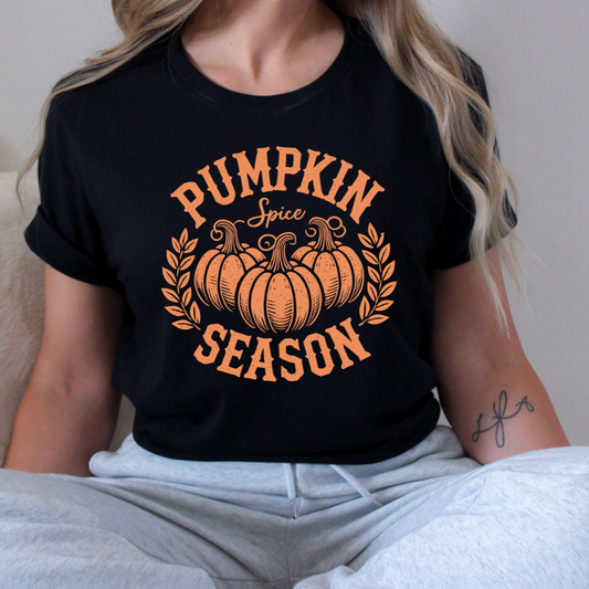 Pumpkin Spice Season DISTRESSED Orange