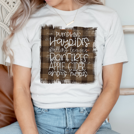 Pumpkins Hayrides Falling Leaves