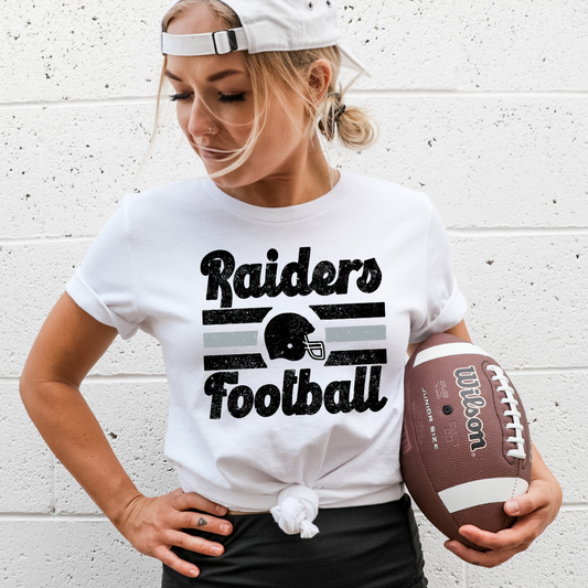 Raiders Football Distressed