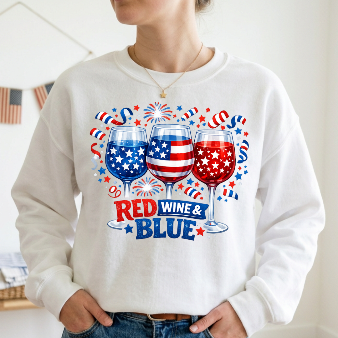 Red Wine & Blue