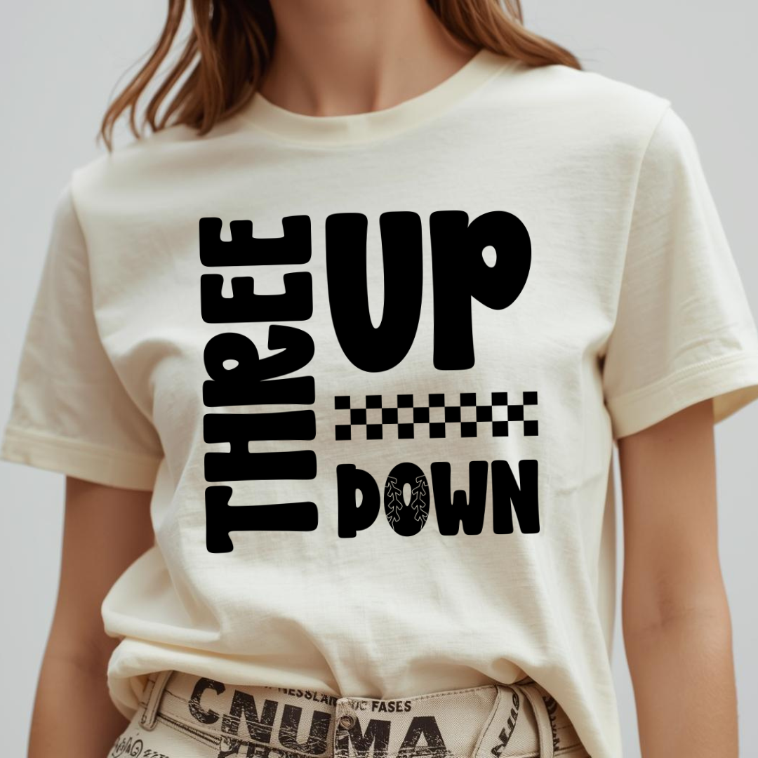 Three Up Three Down - Checkered