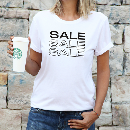 sample only - sale tee
