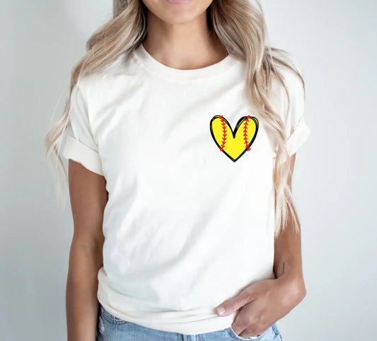 Baseball Pocket Heart