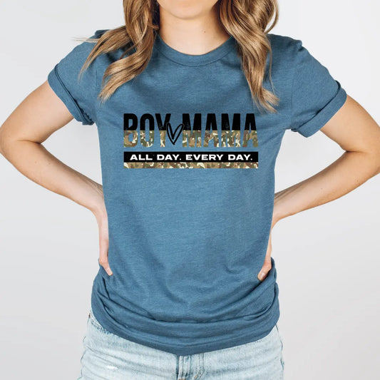 Boy Mama All Day Camo
