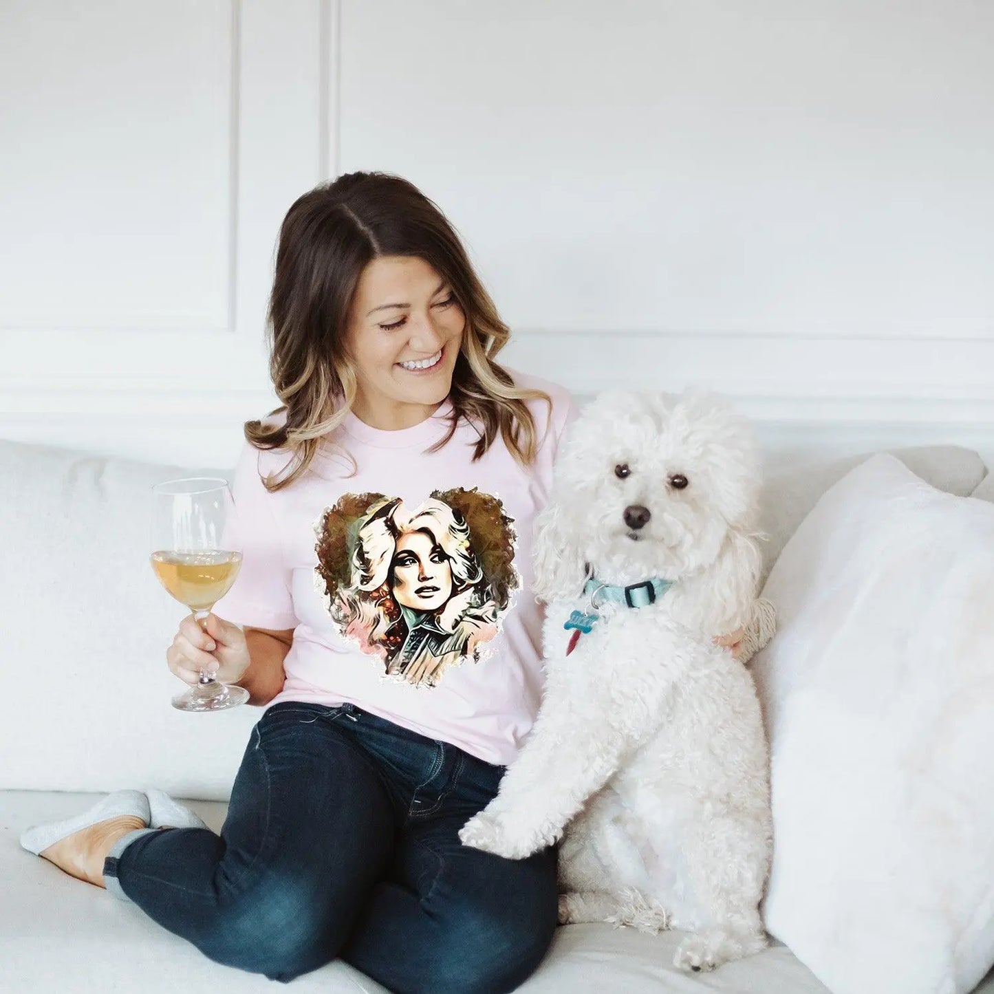 Dolly Parton Watercolor Heart - Happy Style Co