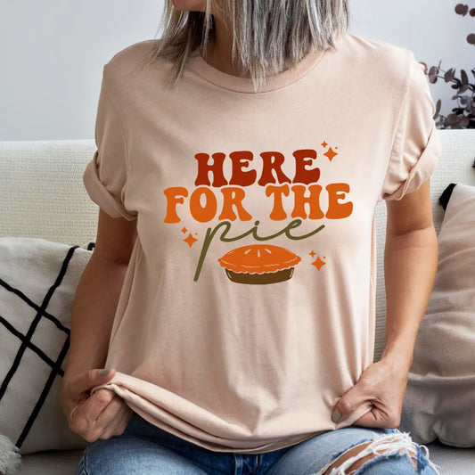 Here for the Pie - Colored Text