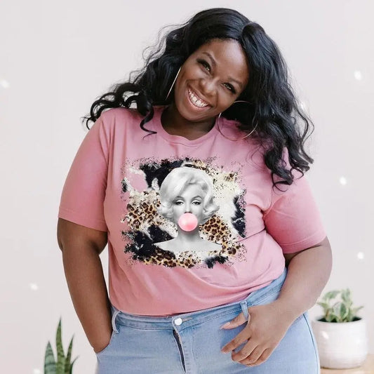 Leopard Bubblegum Marilyn - Happy Style Co