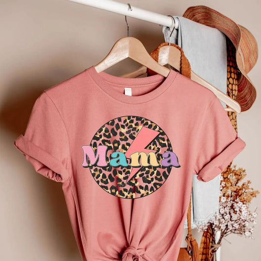 Leopard Circle Mama - Happy Style Co