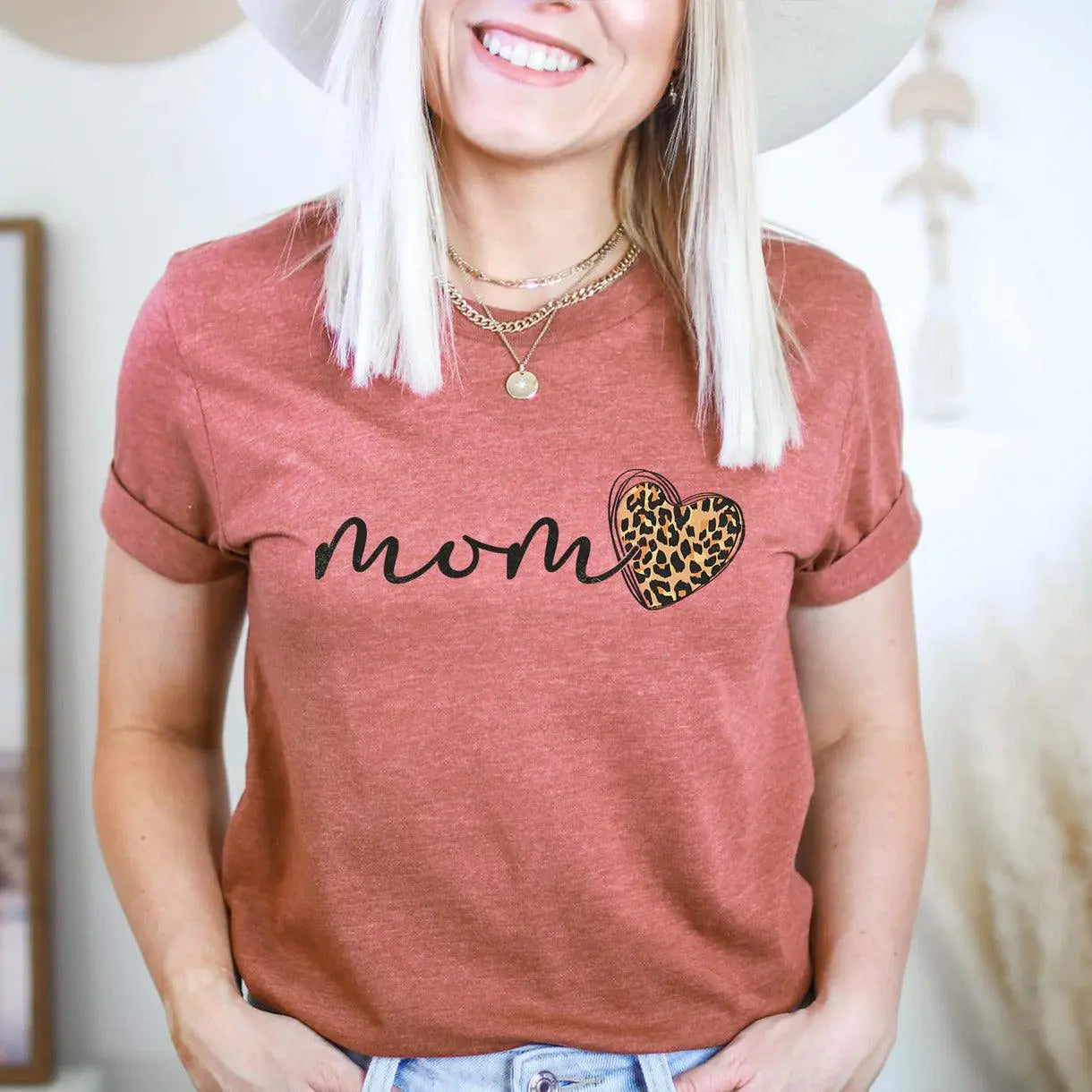 Leopard Cursive Mom - Happy Style Co