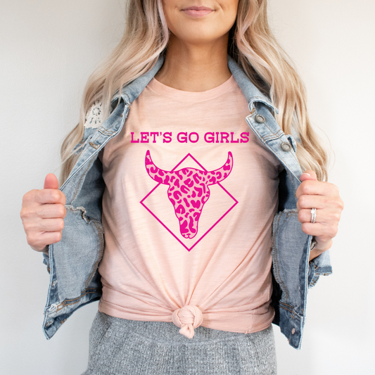 Let's Go Girls Cow Head