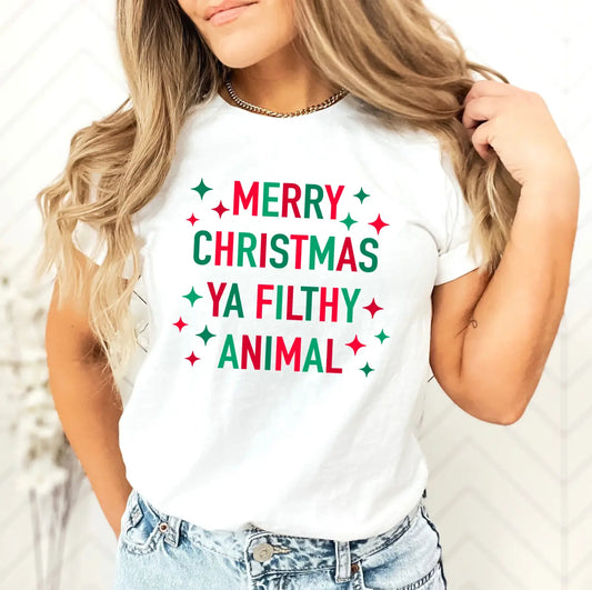 Merry Christmas Ya Filthy Animal