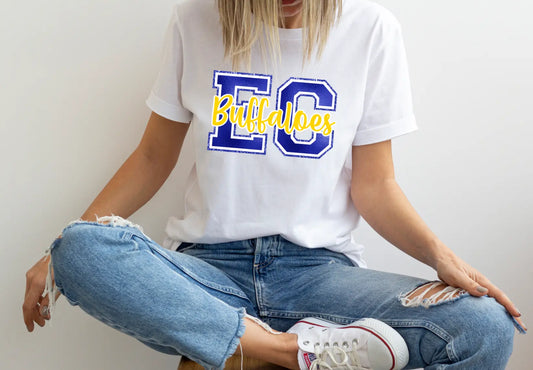 EC Buffaloes Bold Cursive