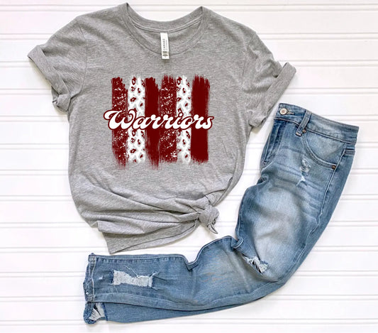 Warriors Maroon Stripes
