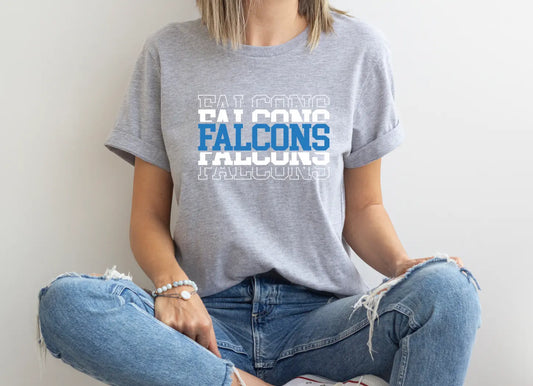 Blue and White Falcons