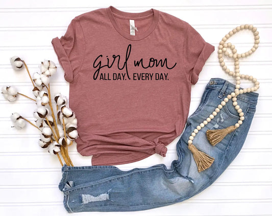 Cursive Girl Mom