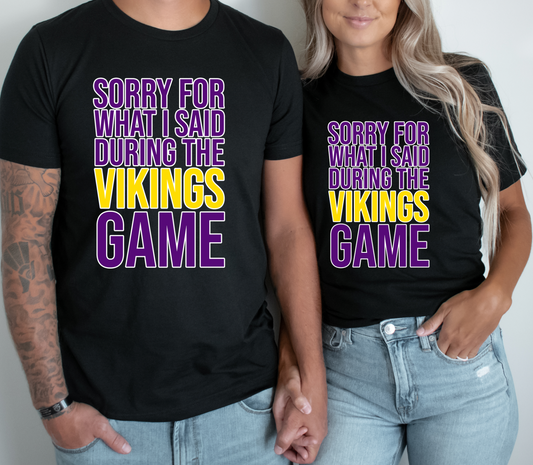 Vikings Sorry for What I Said Color