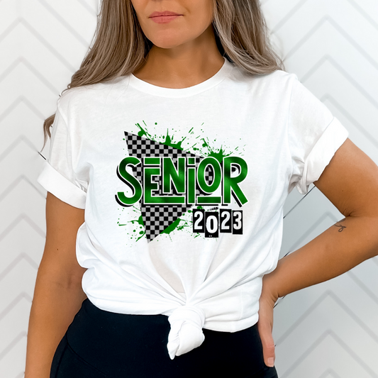 Senior Checkered Green