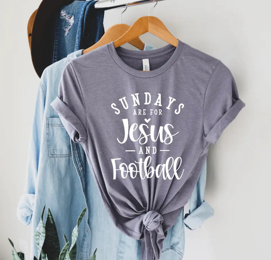Sundays are for Jesus and Football - Happy Style Co