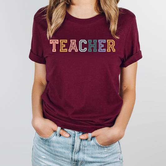 Teacher Colorful